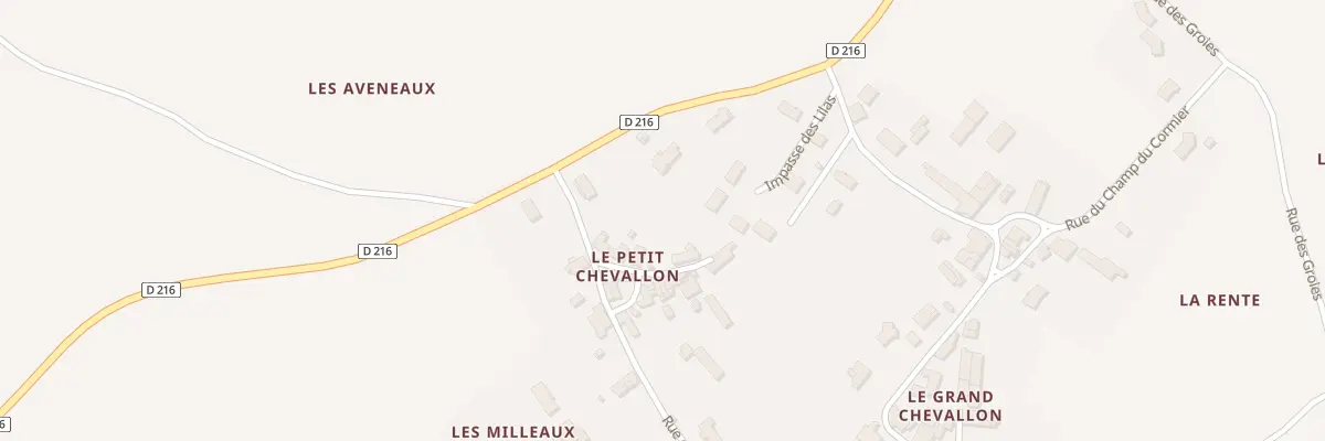 Plan du 5 Imp Marguerite Jay XIV Eme Sie à Geay