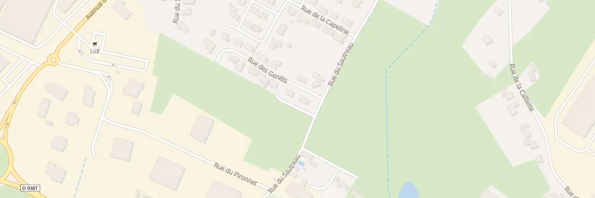 Plan du 1 Rue des genêts à La Châtaigneraie