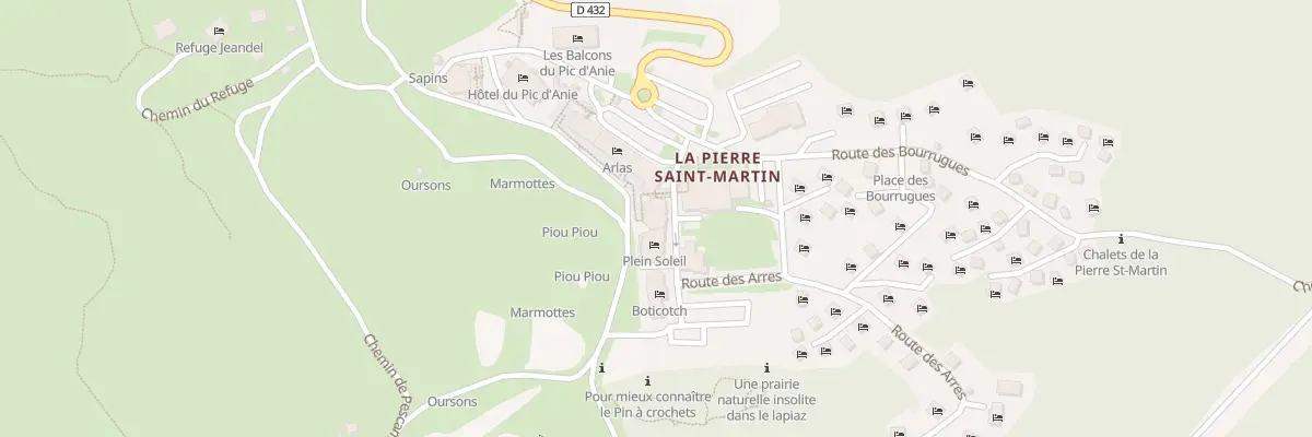 Plan du 5245 Arlas à Arette