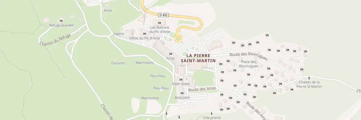Plan du 9183 Res Le Mahourat à Arette