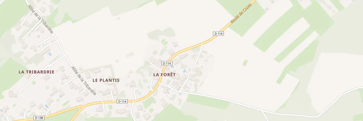 Plan du 103A Rte de Cozes à Rétaud