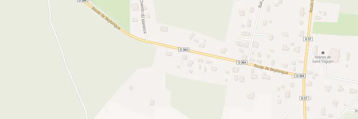 Plan du 377 Rte de Beylongue à Saint-Yaguen