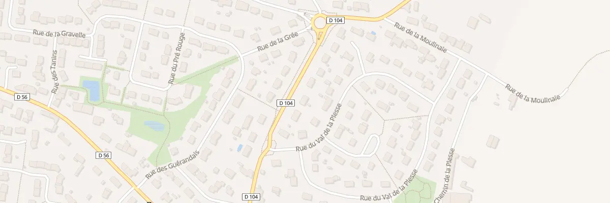 Plan du 16 Rue du Moulin de la Croix à Saint-Clément-de-la-Place