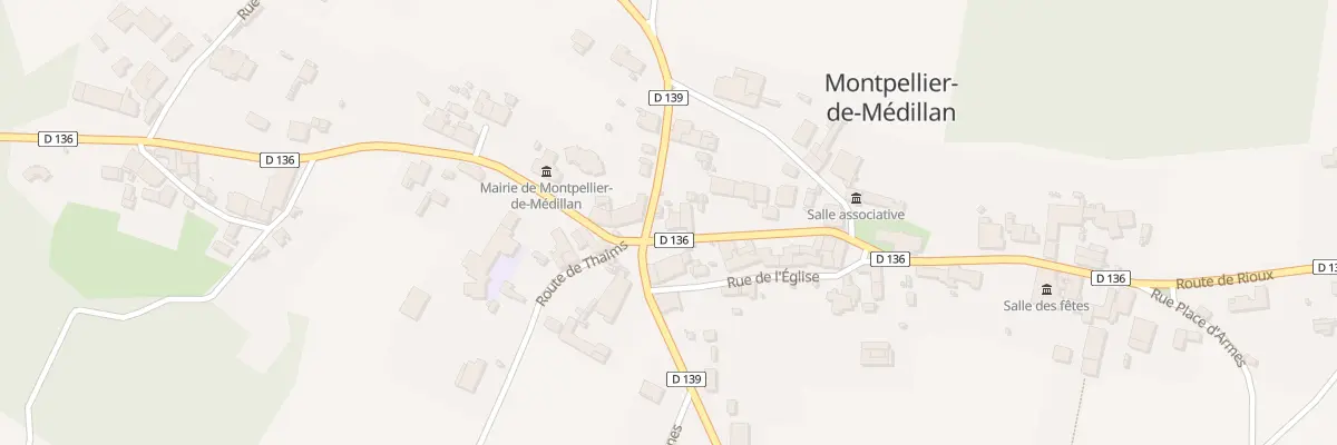 Plan du 1 Rte de Rioux à Montpellier-de-Médillan