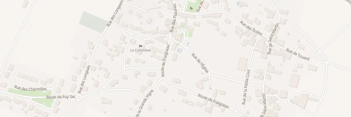 Plan du 11 Rte de Fraigneau à Saint-Martin-de-Fraigneau