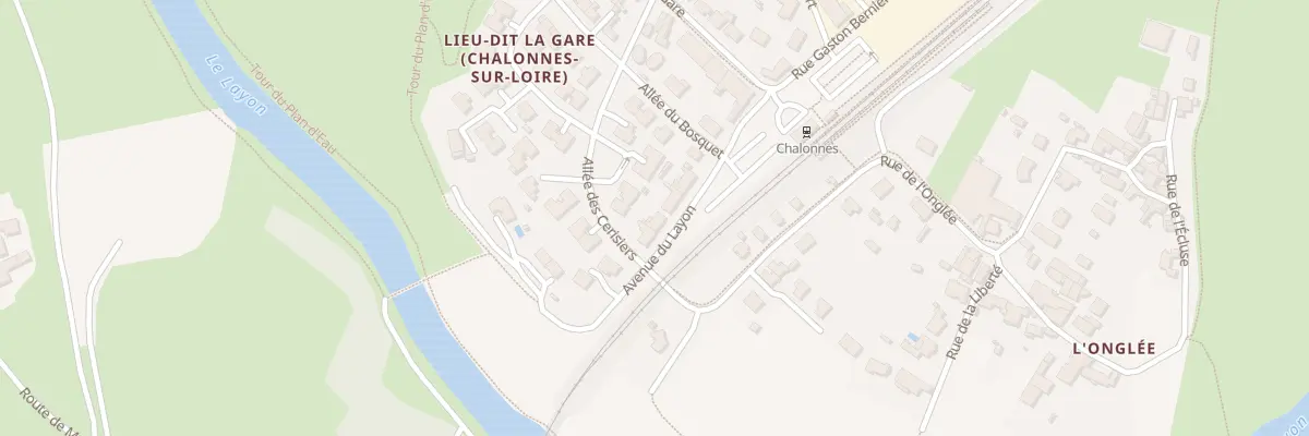 Plan du 8 Av du Layon à Chalonnes-sur-Loire