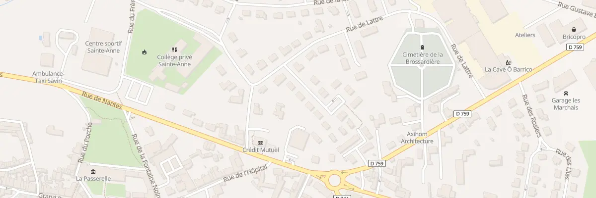 Plan du 6 Imp Chambault à Mauléon