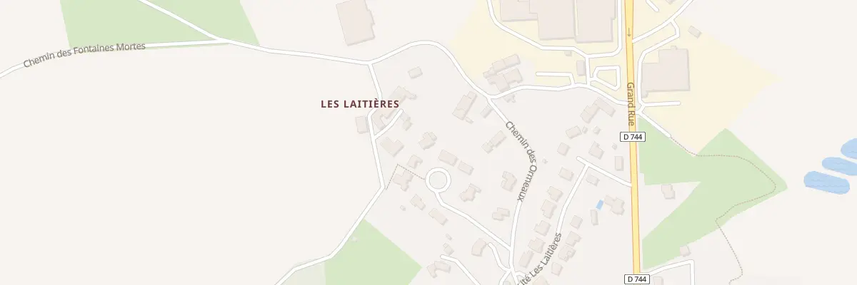 Plan du 8 Rue de la Grande Ouche à La Petite-Boissière
