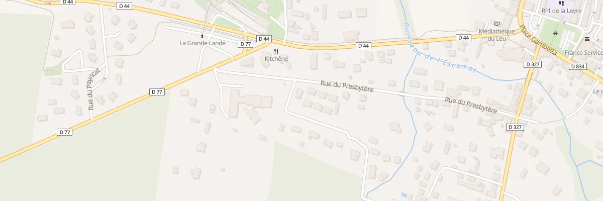 Plan du 23 Rue des Oiseleurs à Sabres