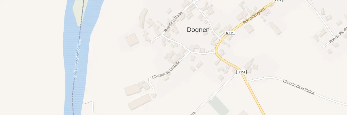 Plan du 4 Che de Lestelle à Dognen