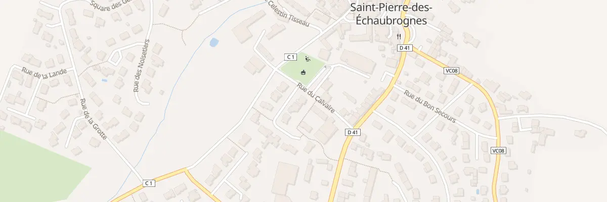 Plan du 1 Rue des Forges à Saint-Pierre-des-Échaubrognes