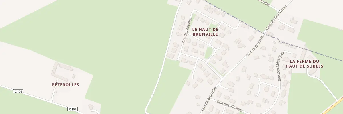 Plan du 210 Rue des Abeilles à Subles