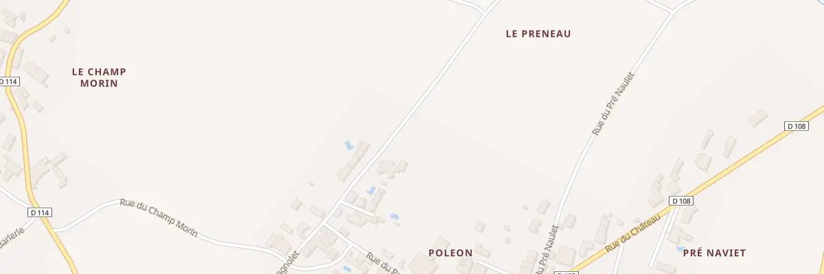 Plan du 6004 Rue du Chagnolet à Saint-Georges-du-Bois