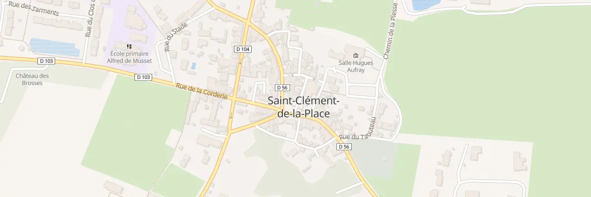 Plan du 3 Rue de l’Église à Saint-Clément-de-la-Place