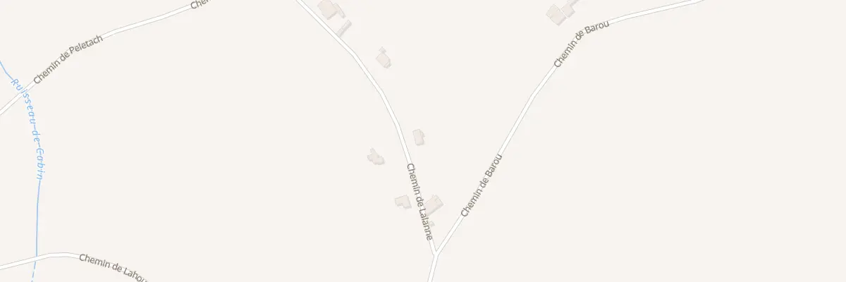 Plan du 150 Che de Lalanne à Bonnut