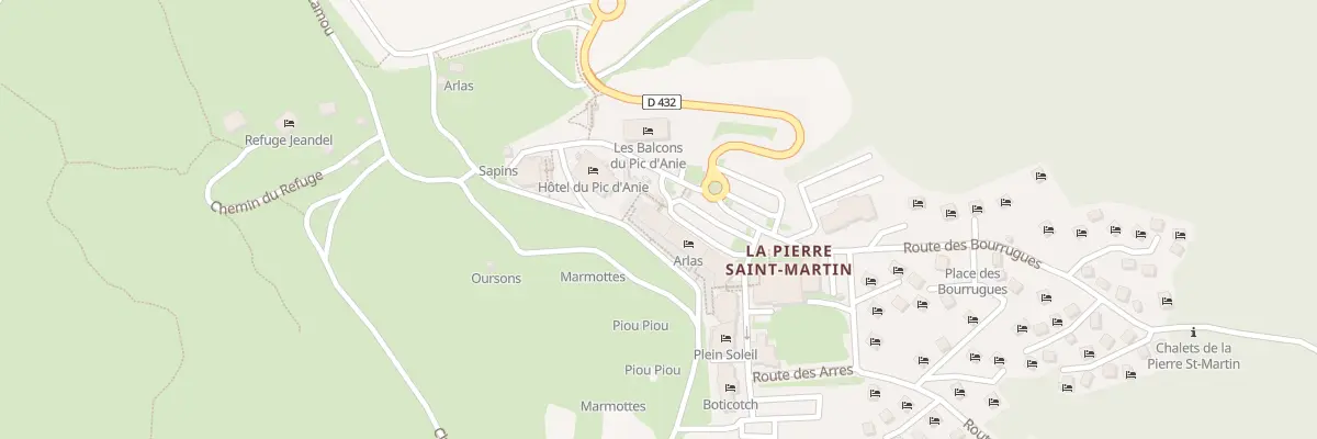 Plan du 5513 Res Pescamou à Arette