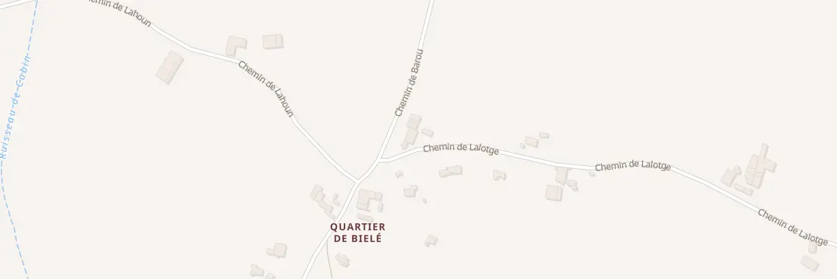 Plan du 91 Che de Lalotge à Bonnut