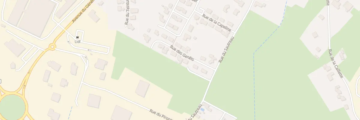 Plan du 11 Rue des genêts à La Châtaigneraie