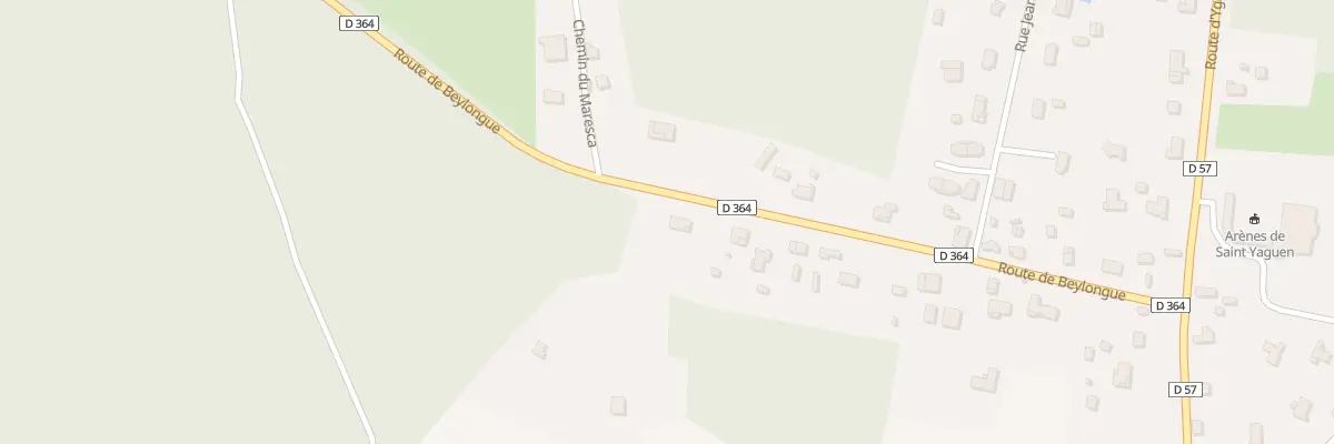 Plan du 445 Rte de Beylongue à Saint-Yaguen