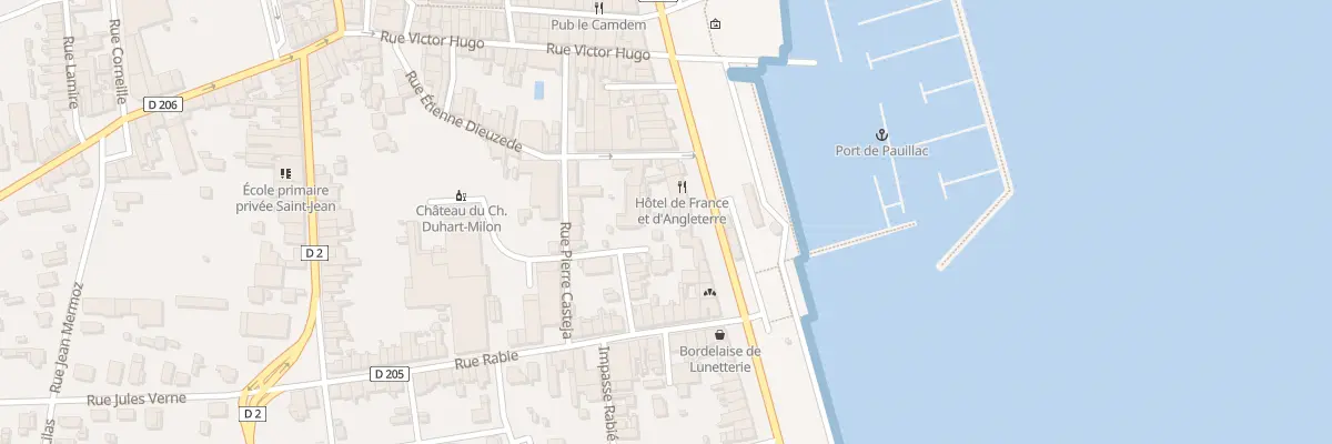 Plan du 5 Quai Albert Pichon à Pauillac