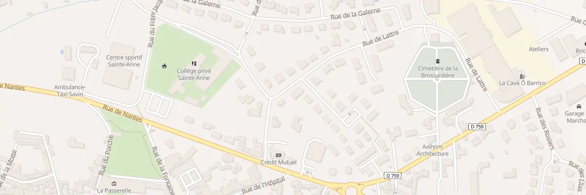 Plan du 4 Rue de Lattre à Mauléon