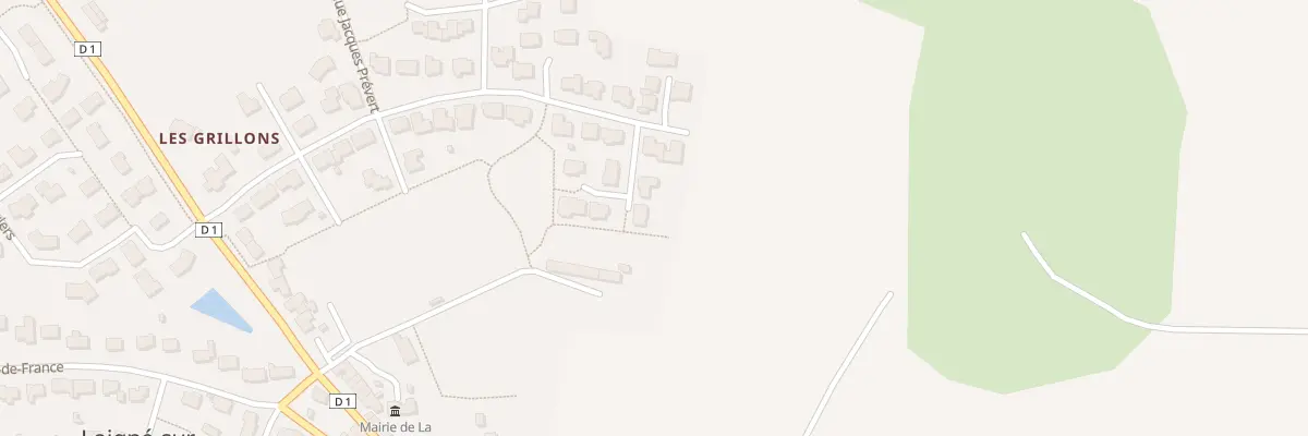 Plan du 3 Imp Honoré de Balzac à La Roche-Neuville