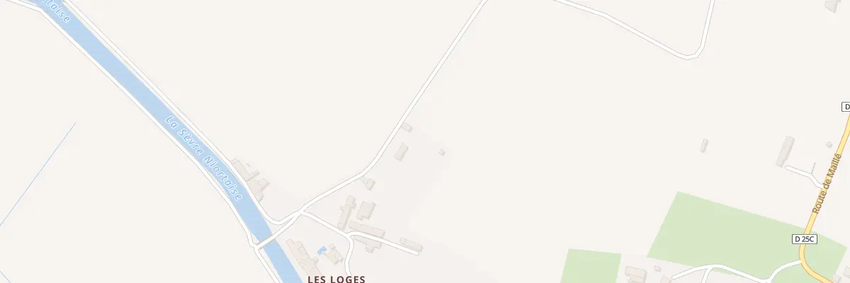 Plan du 22 Les Loges à Damvix
