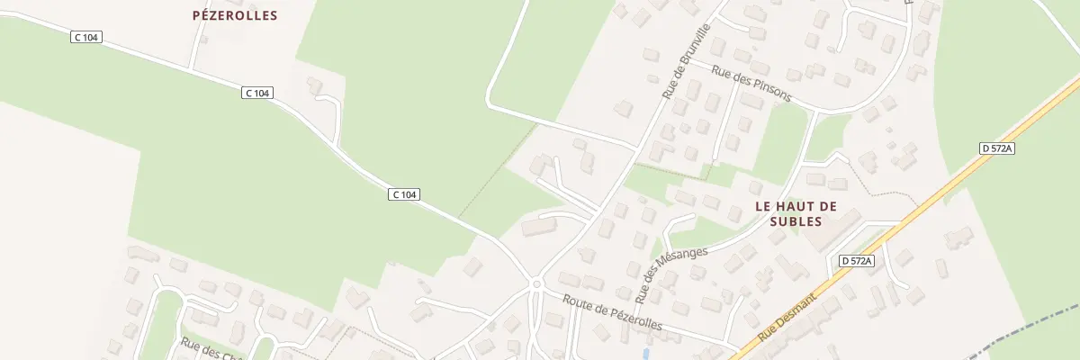 Plan du 3 Rue de Brunville à Subles