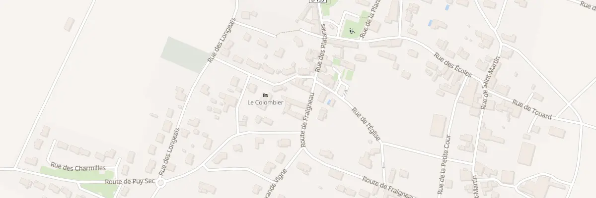 Plan du 10 Rte de Fraigneau à Saint-Martin-de-Fraigneau