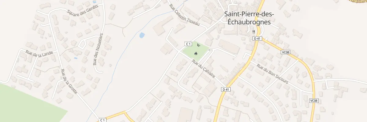 Plan du 2 Rue des Forges à Saint-Pierre-des-Échaubrognes