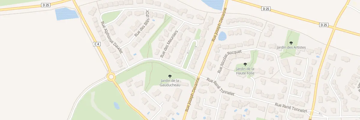 Plan du 1 Sq des Minotiers à Montilliers