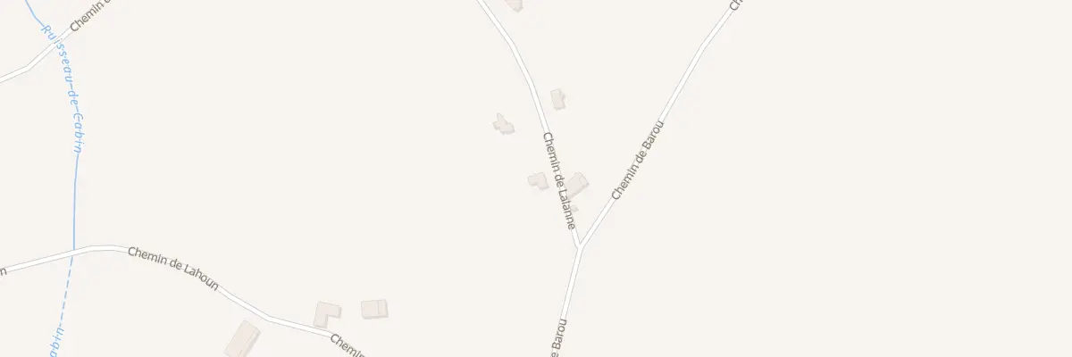 Plan du 101 Che de Lalanne à Bonnut