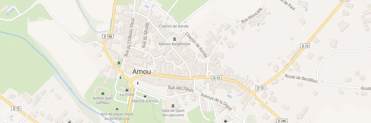 Plan du 54 Rue Panecau à Amou