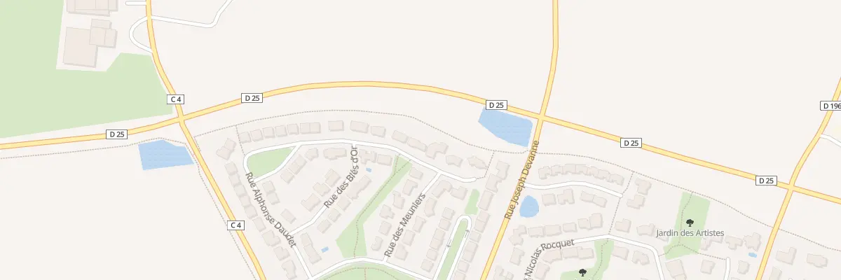 Plan du 45 Rue alphonse daudet à Maulévrier