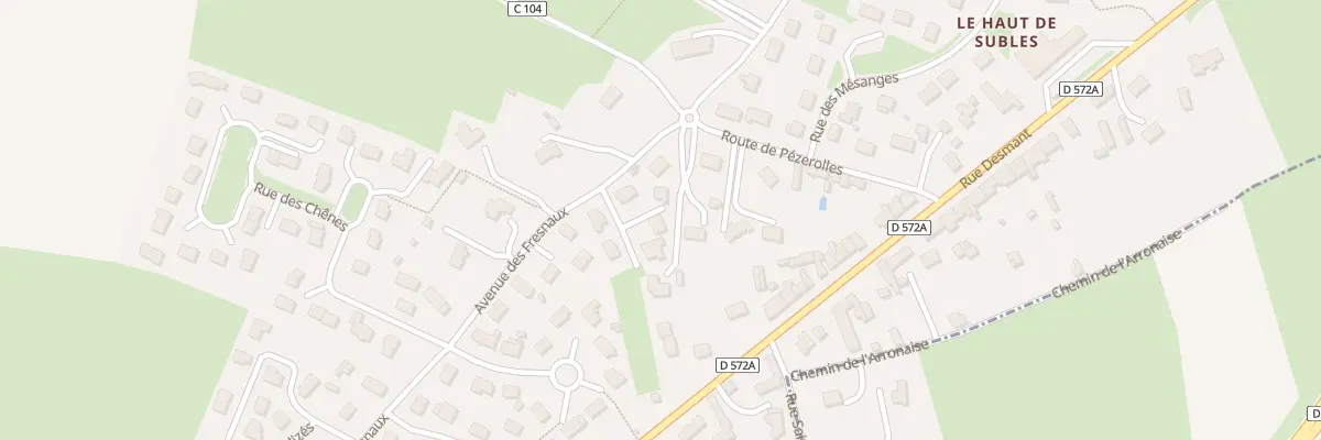 Plan du 4 Sq du Tilleul à Subles