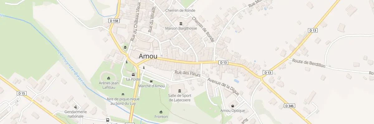 Plan du 123 Rue St Pierre à Amou