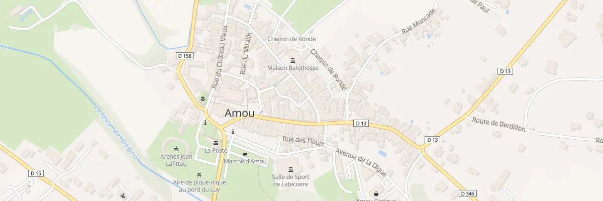 Plan du 57 Rue Panecau à Amou
