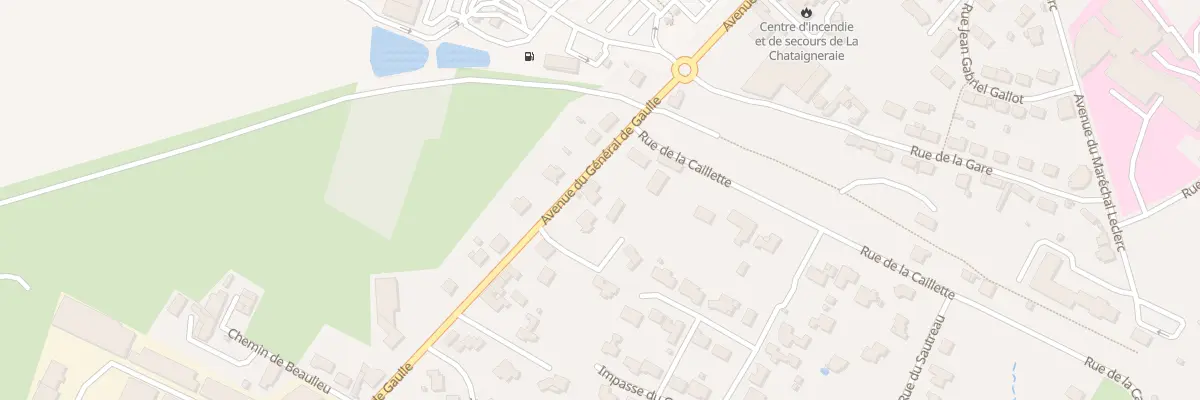 Plan du 39 Av du Gen de Gaulle à La Châtaigneraie