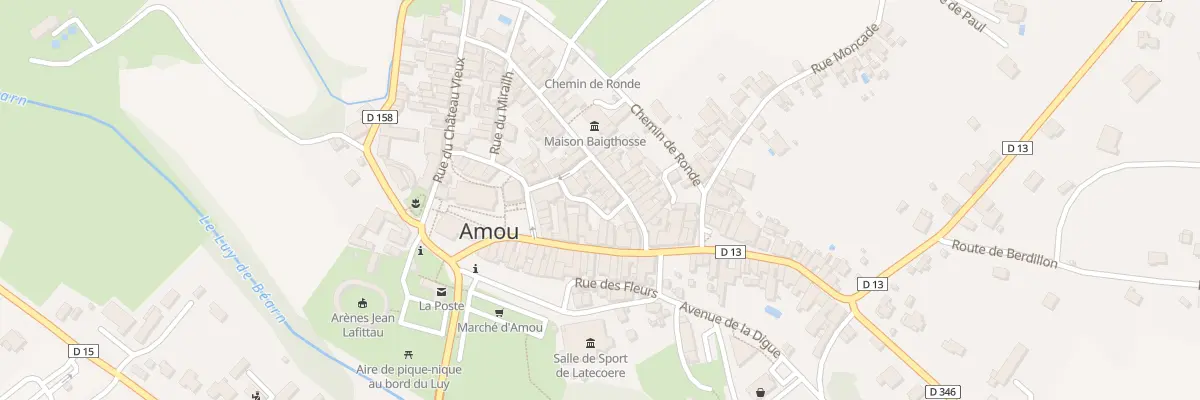Plan du 67 Rue Panecau à Amou