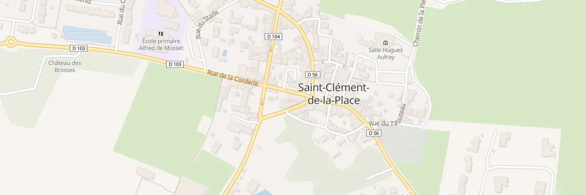 Plan du 3 Rue de la Poste à Saint-Clément-de-la-Place