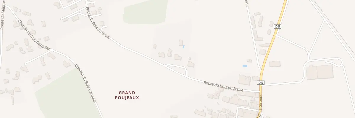 Plan du 21 Rte du Bois du Brûle à Moulis-en-Médoc
