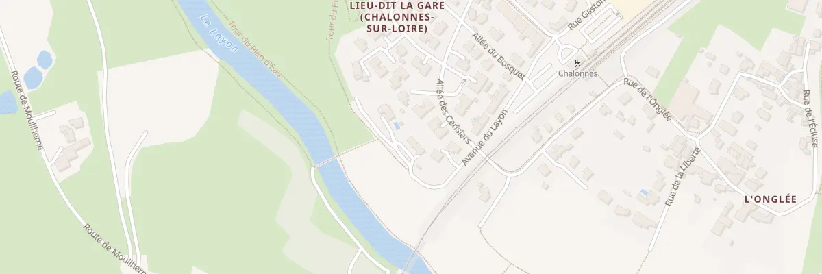 Plan du 16 Av du Layon à Chalonnes-sur-Loire