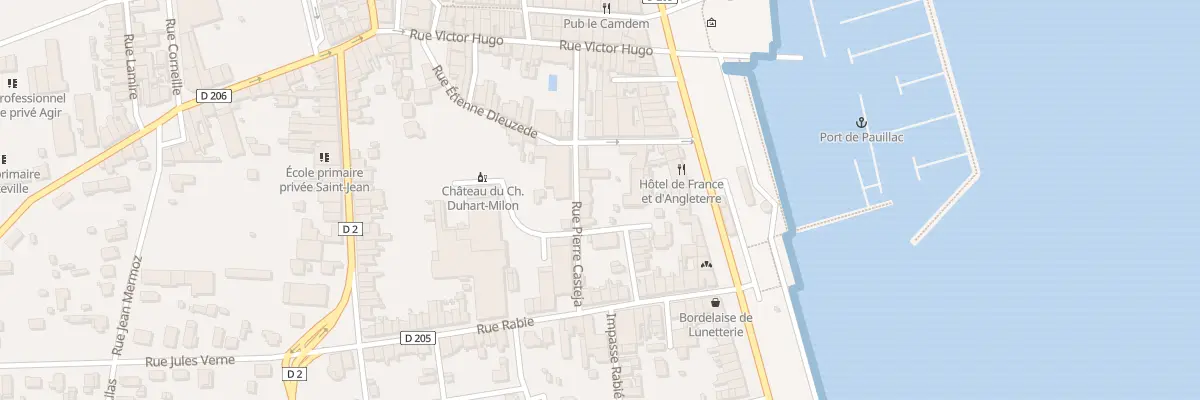 Plan du 8 Rue Pierre Castéja à Pauillac