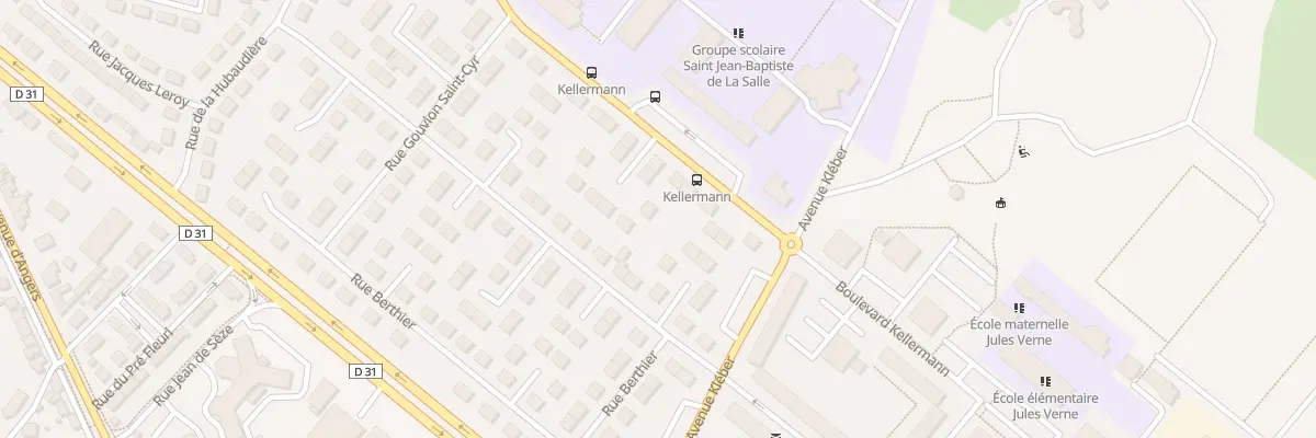 Plan du 62J Bd Kellermann à Laval
