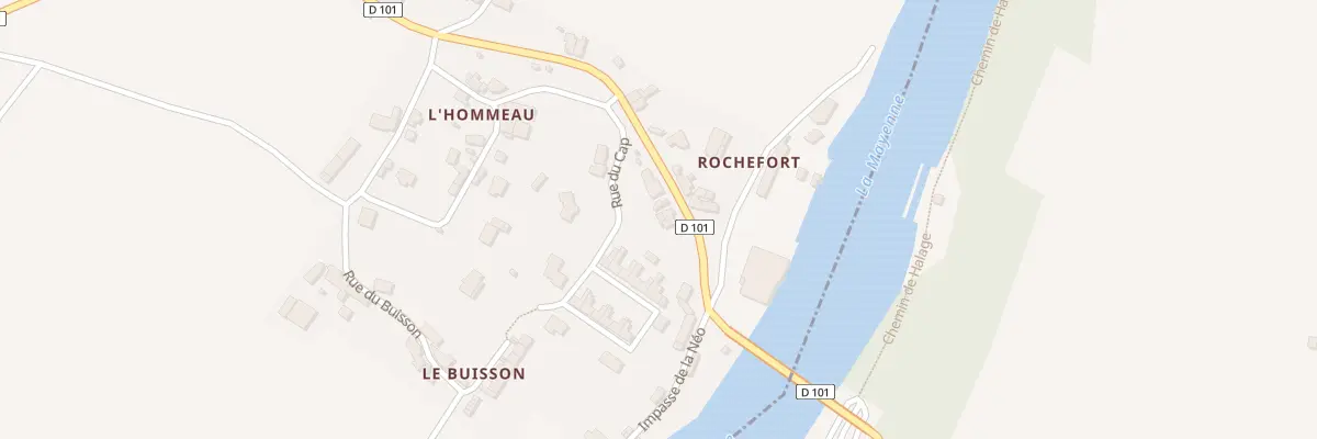 Plan du 4 Rte de Rochefort à Andouillé