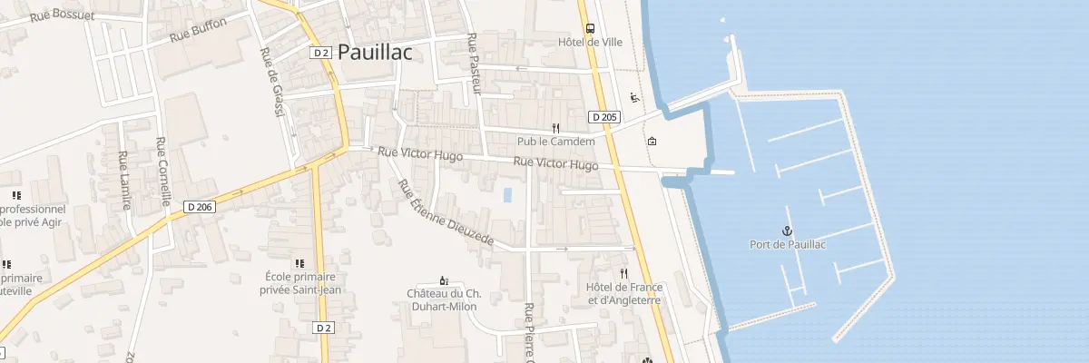 Plan du 14 Rue Victor Hugo à Pauillac