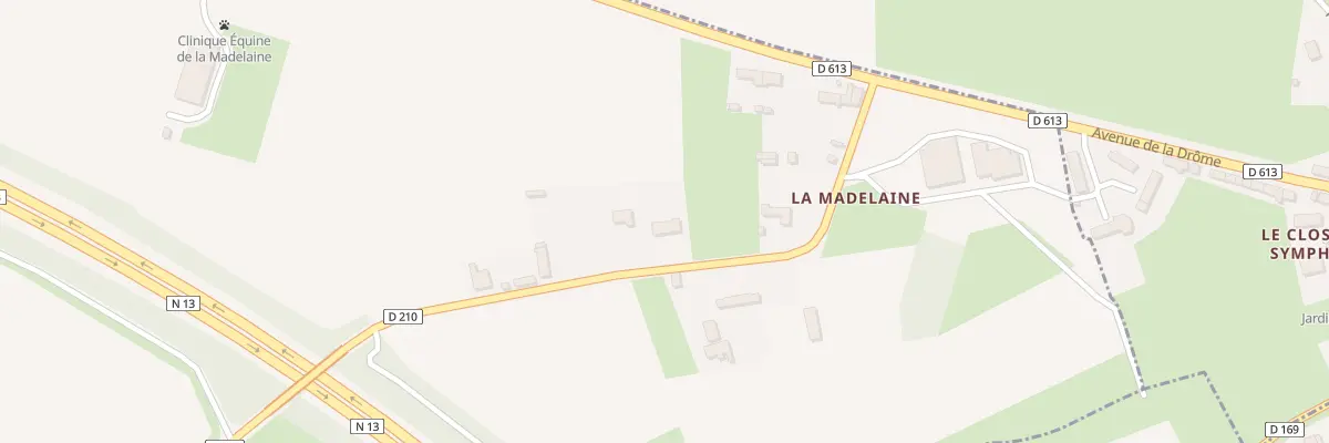 Plan du 5055 La Madeleine à Cussy