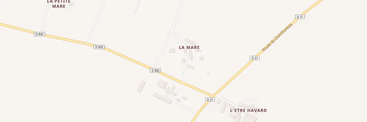Plan du 5148 La Mare à Passais Villages