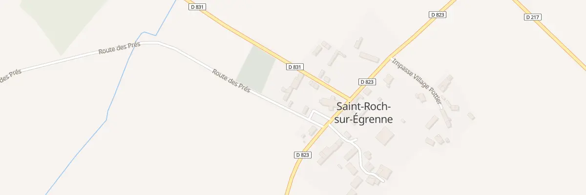 Plan du 68 Rte des Prés à Saint-Roch-sur-Égrenne