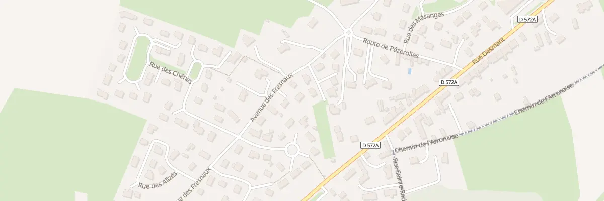 Plan du 390 Av des Fresnaux à Subles